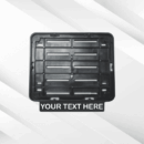 Square Number Plate Holder